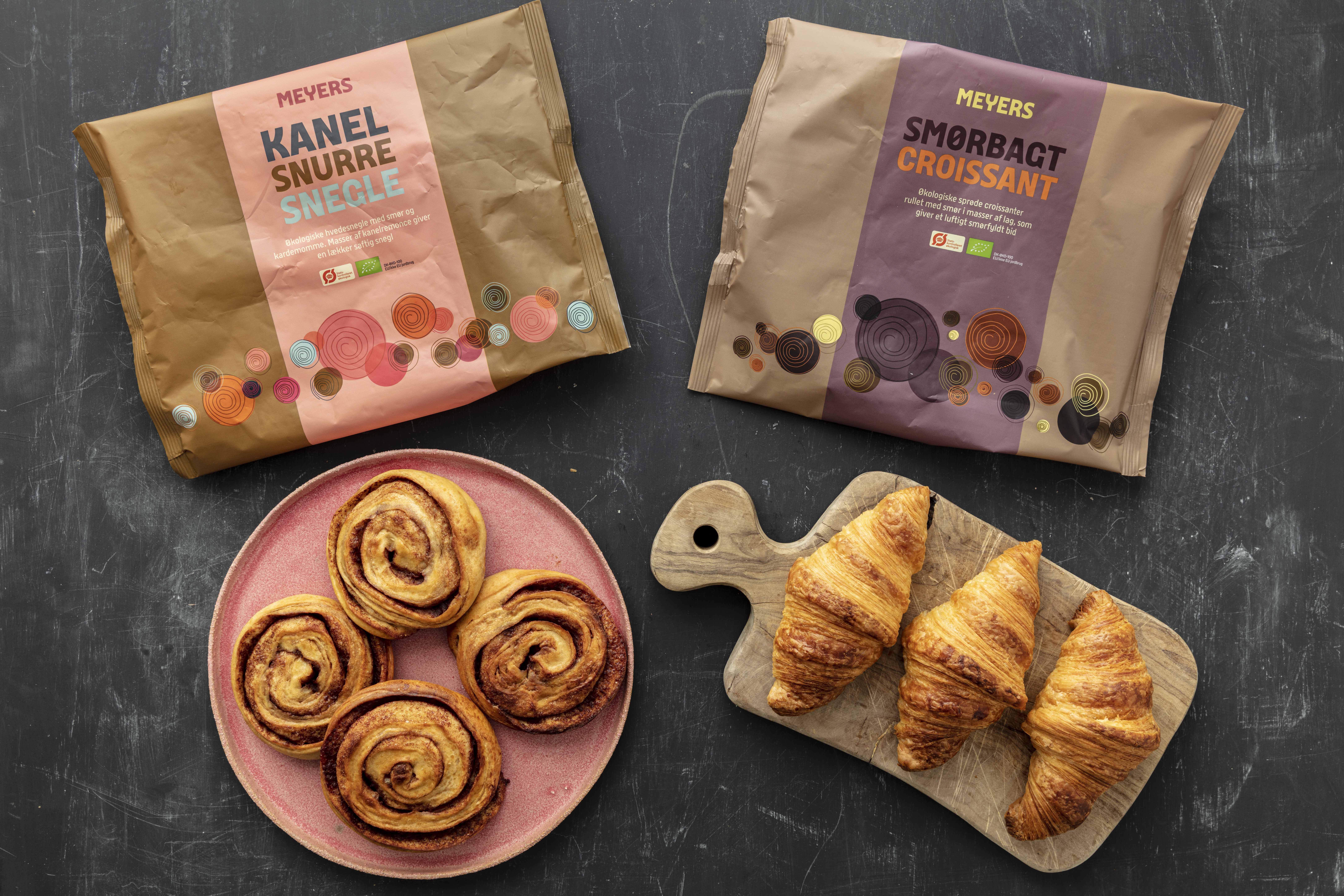 Meyers kanelsnurresnegle & croissant