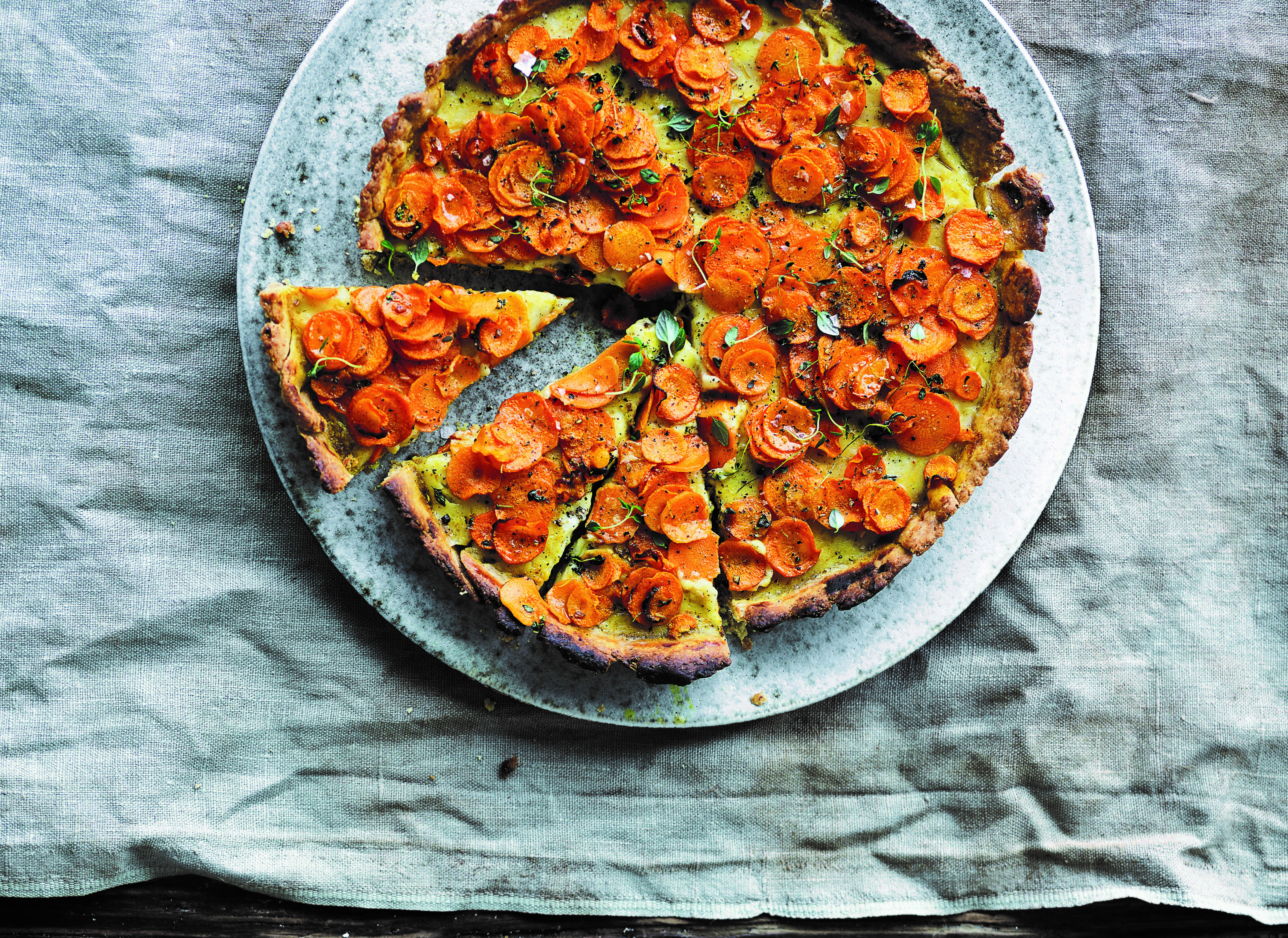 Gulerodstærte med karry