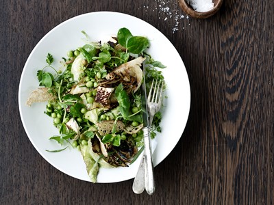 Salat med ærter