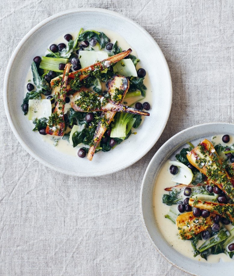 ristede persillerødder