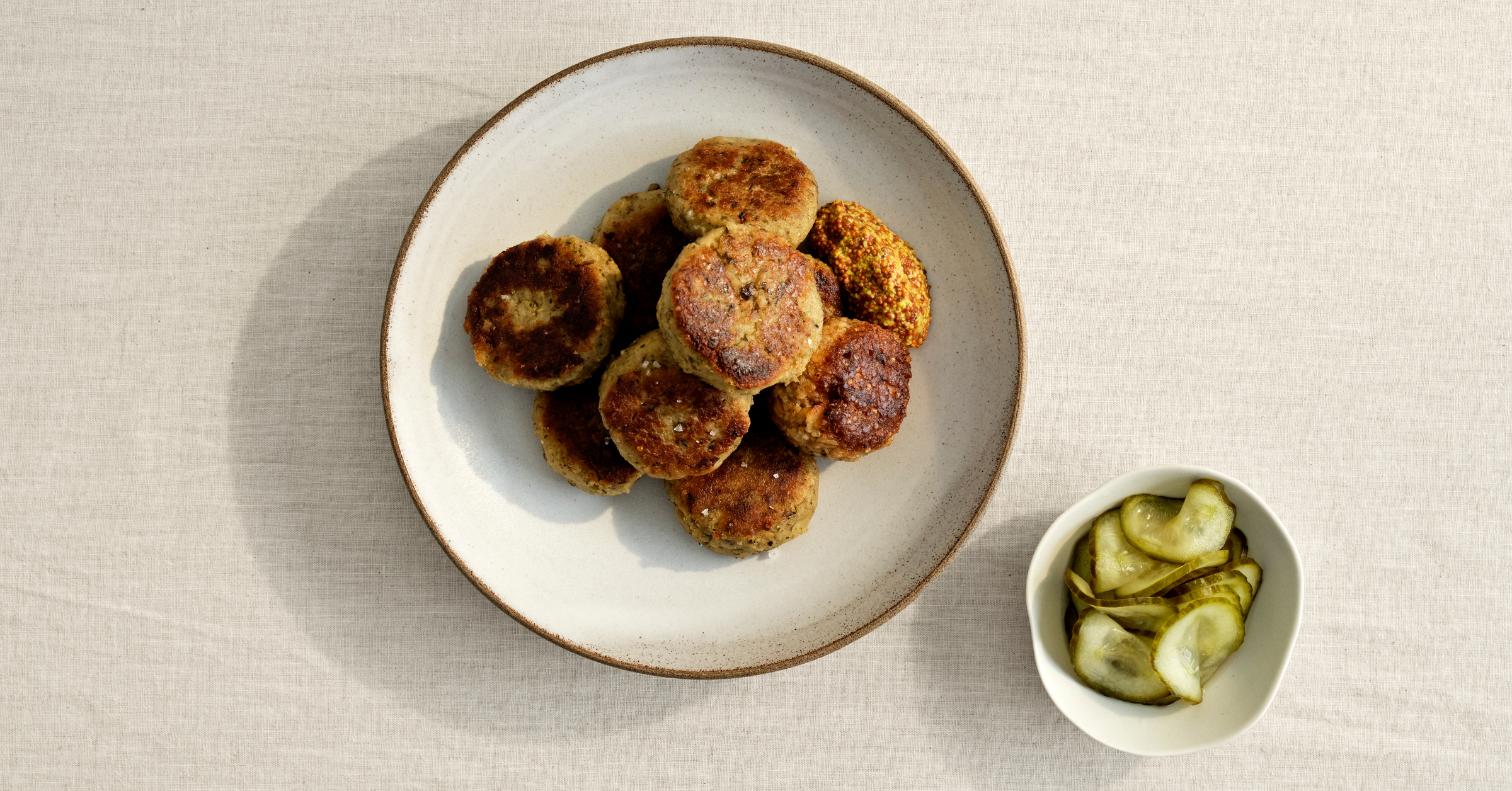 Påskemenu - tilvalg - vegetar frikadeller