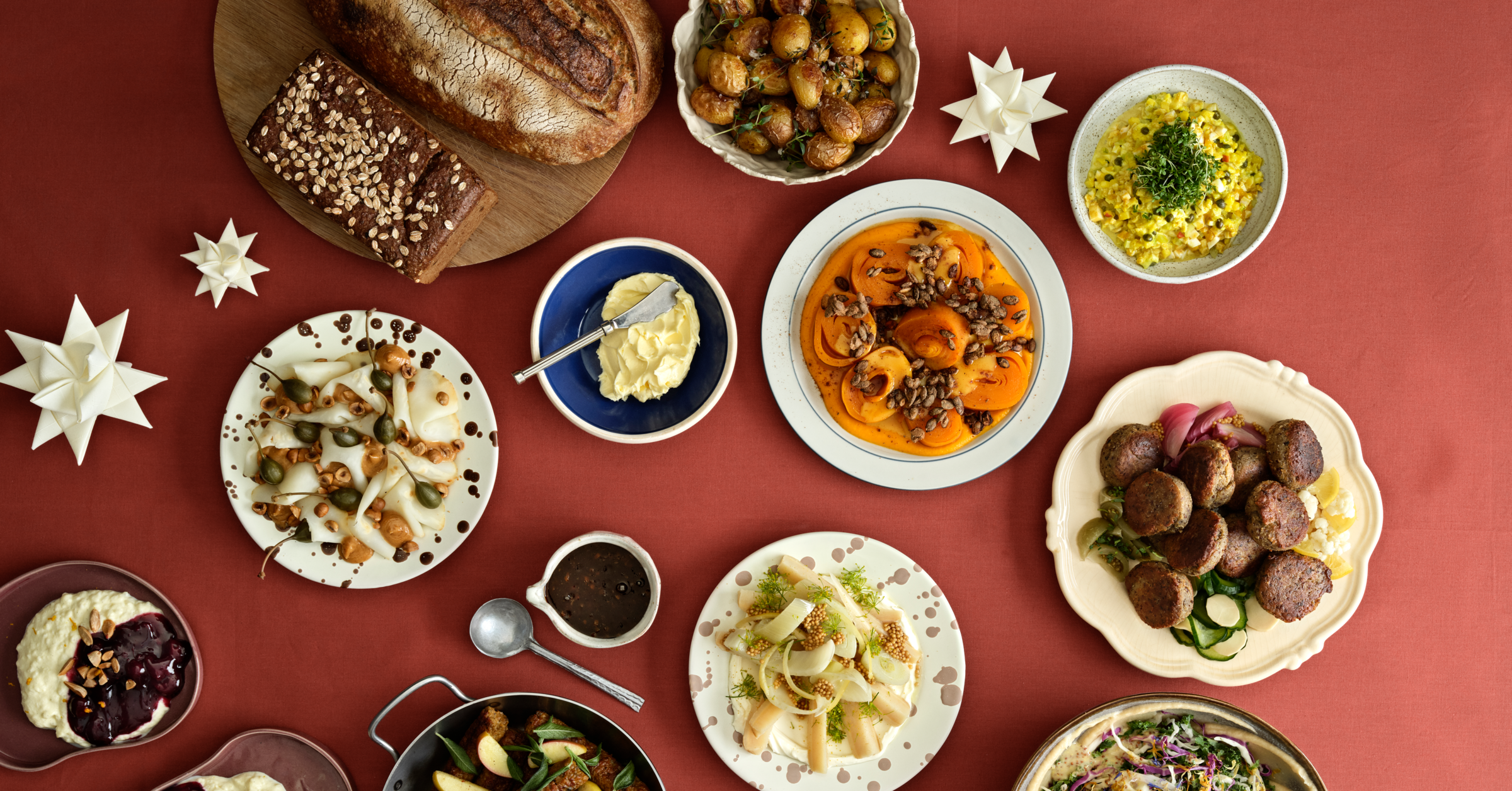 Vegetarisk julefrokost fra Meyers 